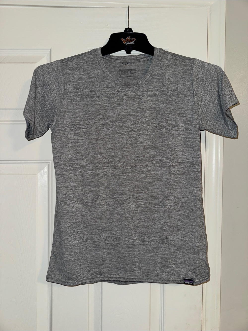 Patagonia Gray Heather Short Sleeve Crew Tee